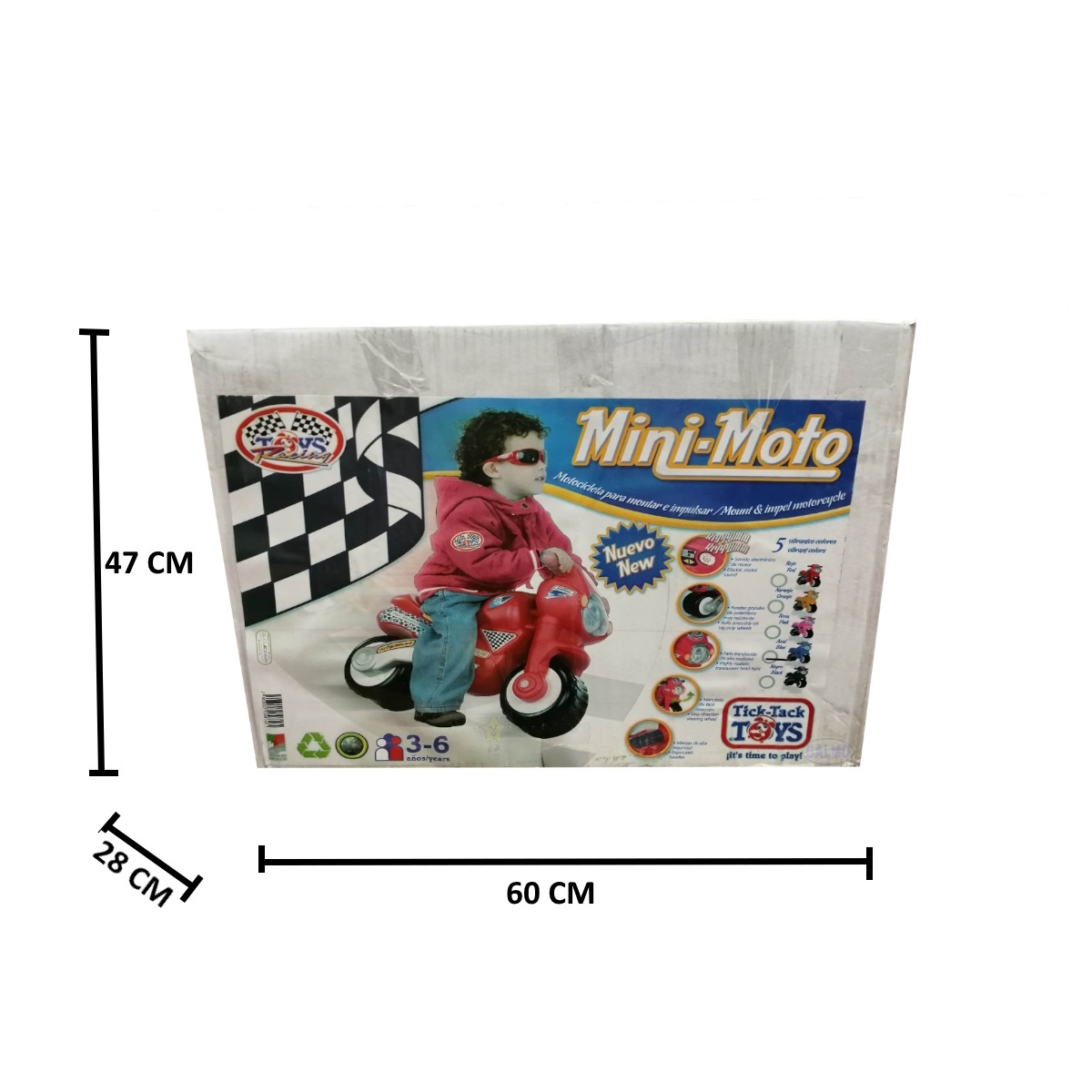 Mini Moto rosa  Tick Tack Toys 