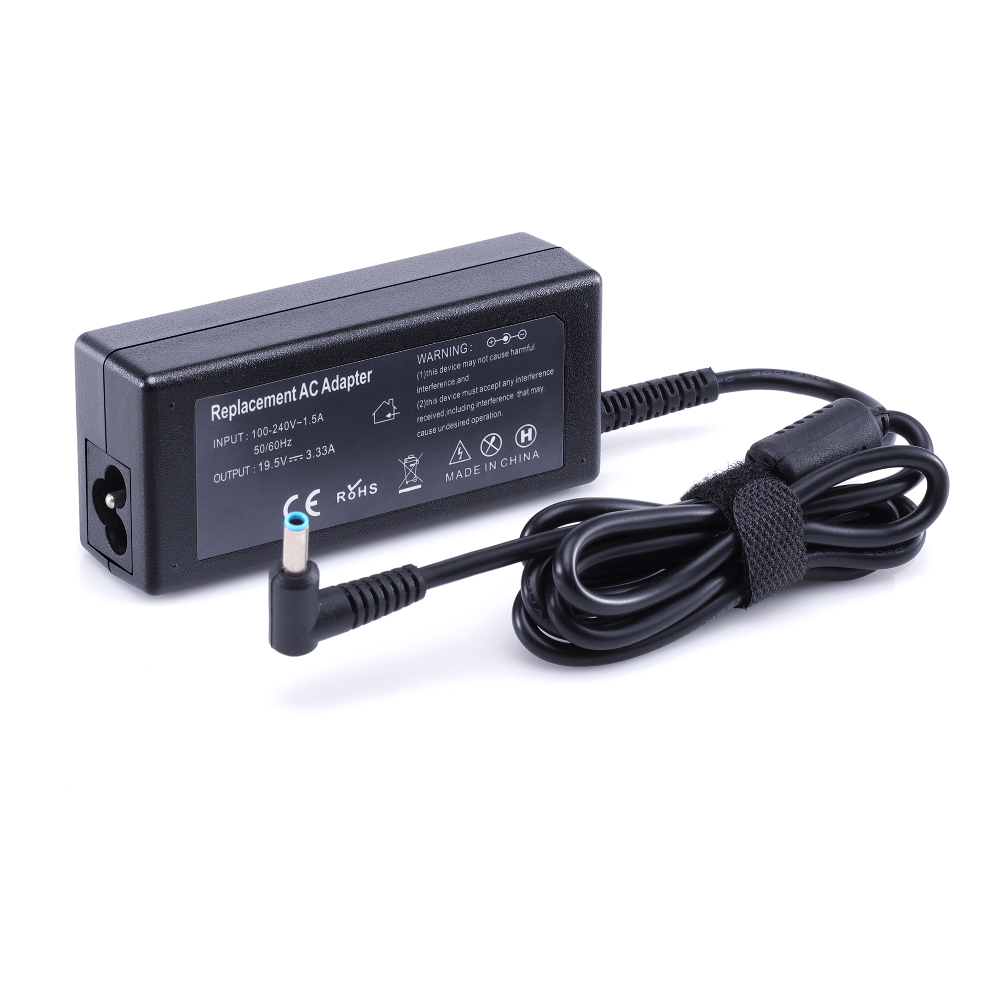 Cargador Compatible con Hp 19.5v 3.33a Punta Azul 4.5*3.0mm