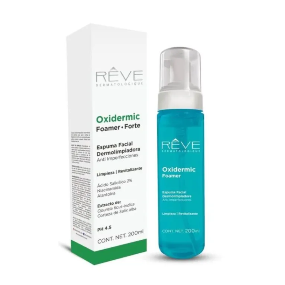 Oxidermic Forte Espuma 200Ml Azul Claro (Reve)
