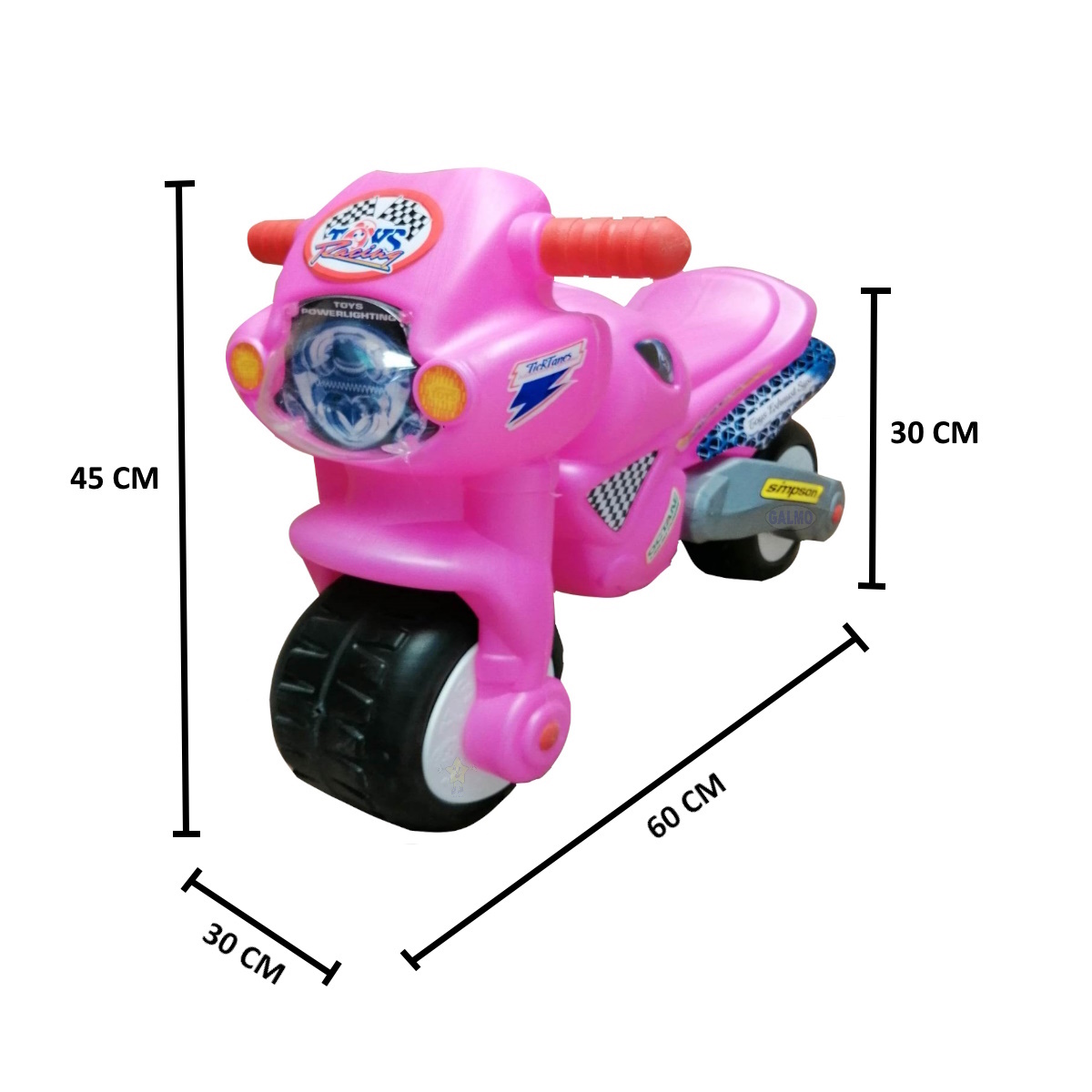 Mini Moto rosa  Tick Tack Toys 