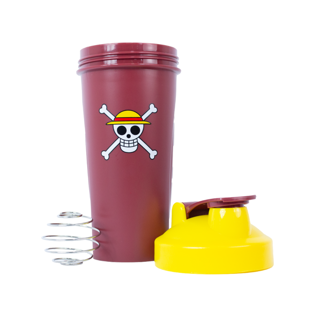 Shaker GYM Mezclador para Proteína - One Piece Mugiwara Luffy Anime .