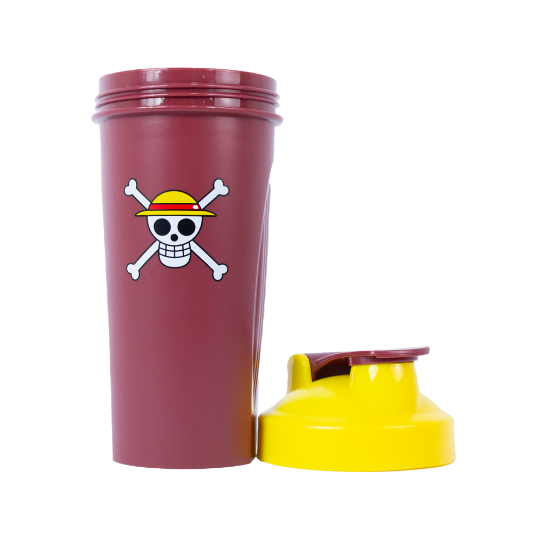 Shaker GYM Mezclador para Proteína - One Piece Mugiwara Luffy Anime .