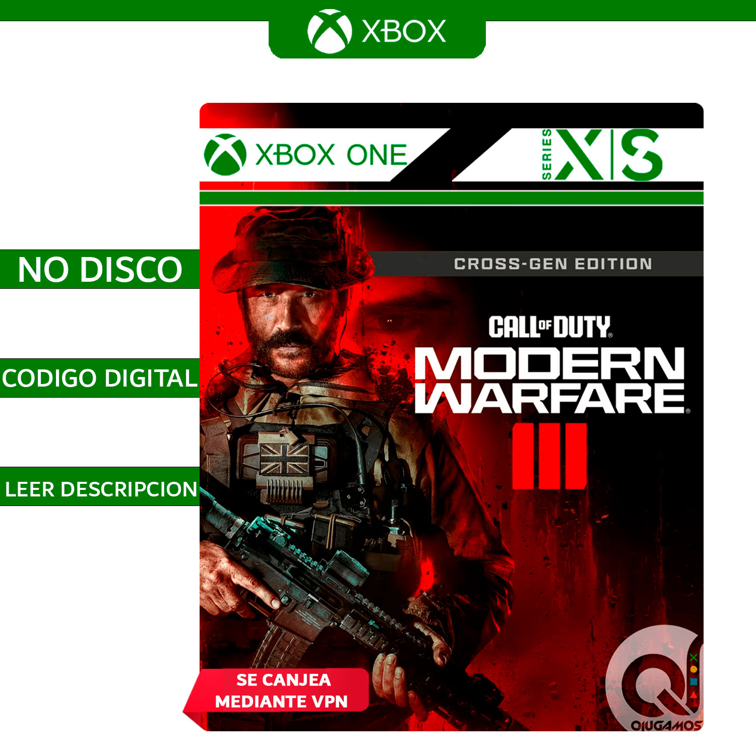 Call of Duty Modern Warfare 3 Lote Multigeneración - Codigo Digital - Leer Descripcion
