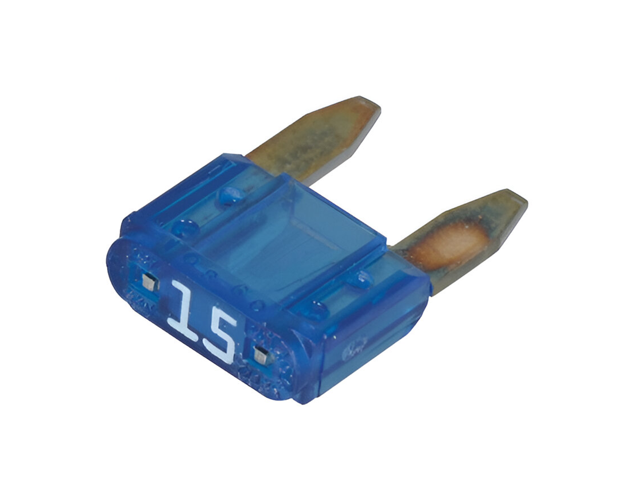 Caja De Fusibles Automotriz Mini 15 Amperes Azul