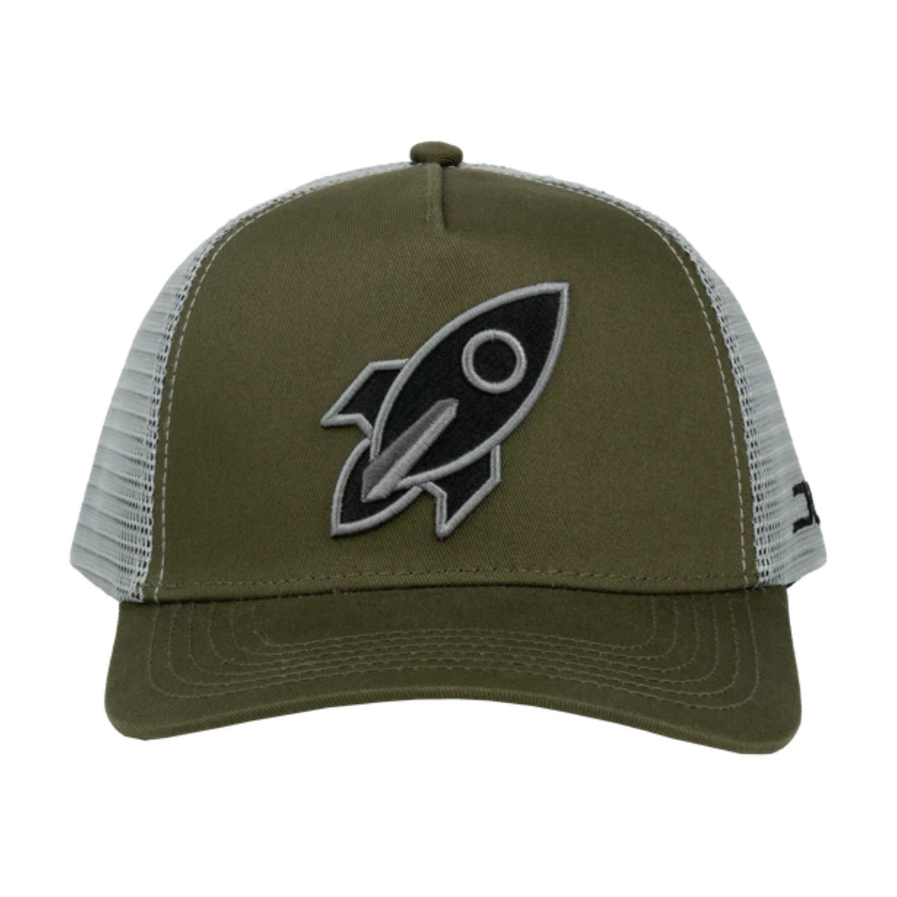 Gorra  JC Hats Cohete Curved Verde Ajustable De Hombre 001793