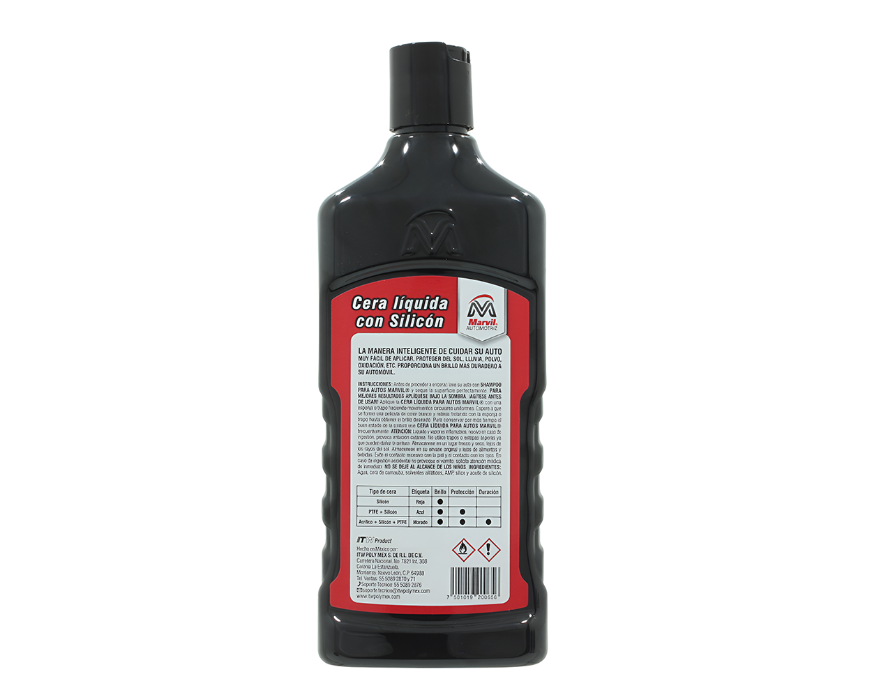 Cera Liquida De Uso Automotriz Con Silicón
