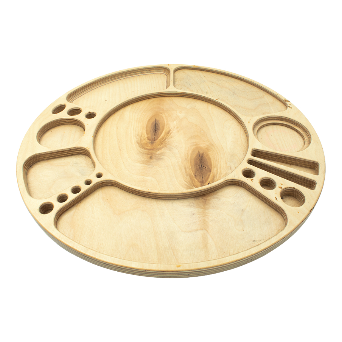 Charola Giratoria de Abedul Birch Blazy Susan con Accesorios Rosas