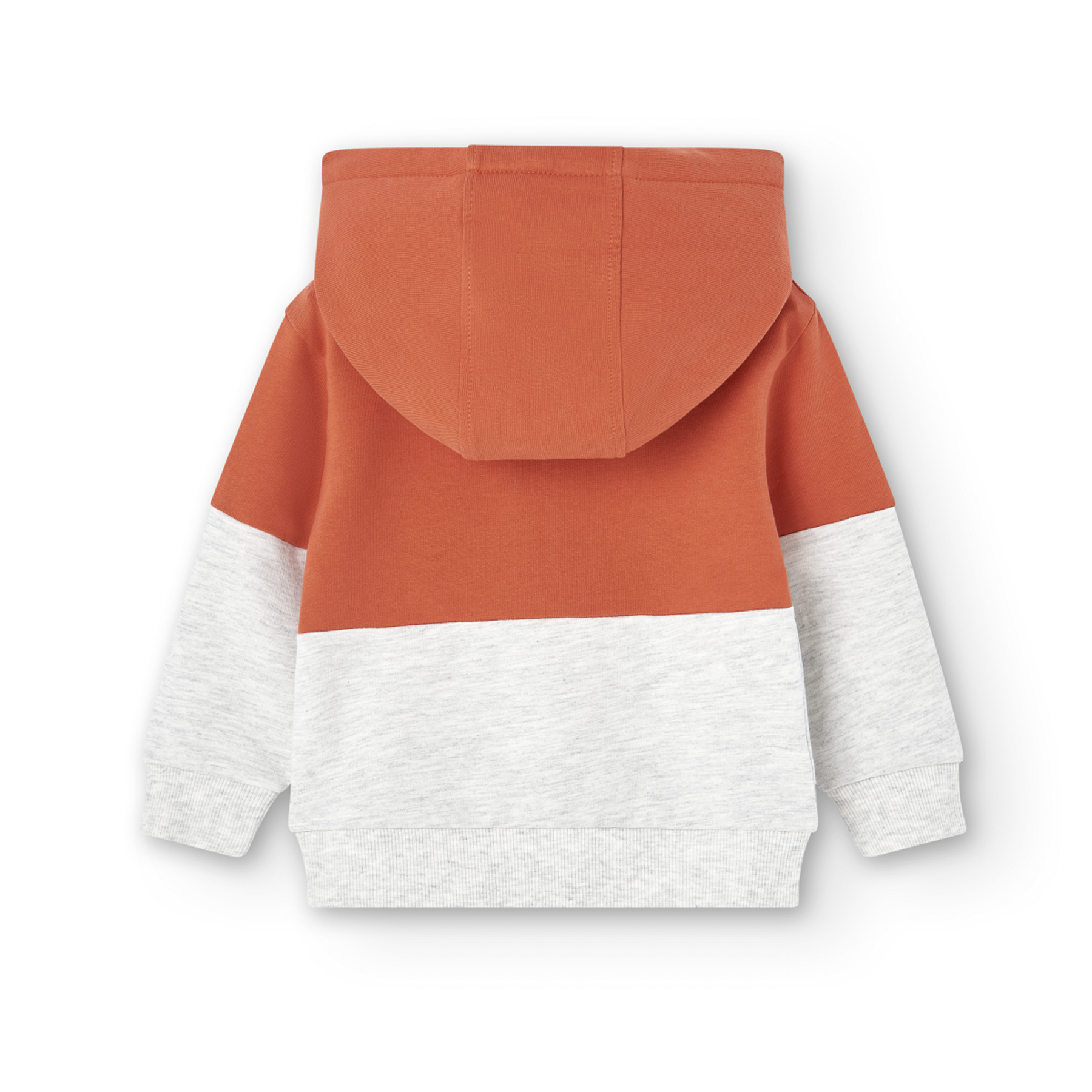 Sudadera De Felpa Con Capucha Para Niño Color Naranja BOBOLI