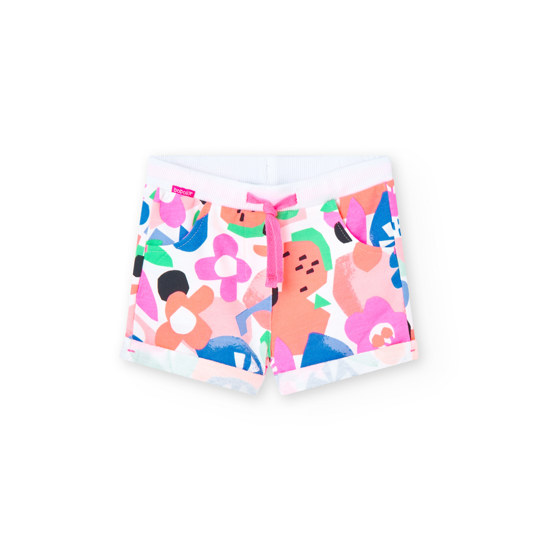 Short De Felpa Estampado Pop Art Para Niña BOBOLI