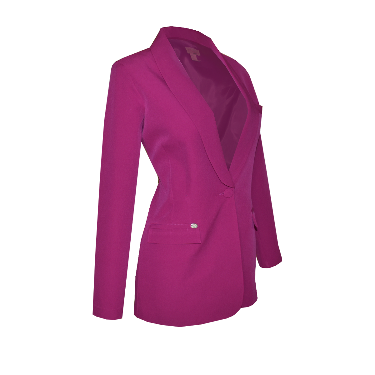 Blazer Mujer Saco Largo Con Forro Triple Bolsa
