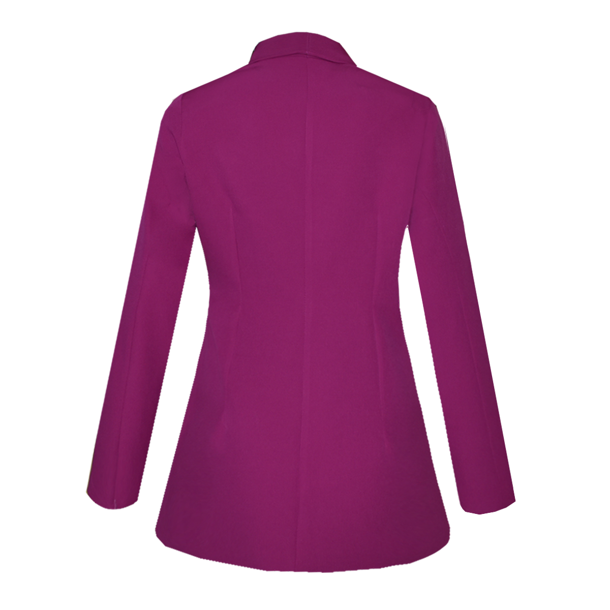 Blazer Mujer Saco Largo Con Forro Triple Bolsa