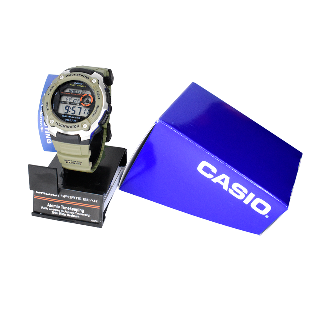 Reloj Casio Hombre Digital Señal Multibanda WV-200R-5ACF