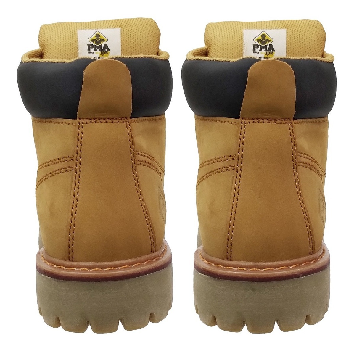 Bota De Trabajo Industrial Pma 136 Sin Casquillo Buck Miel.