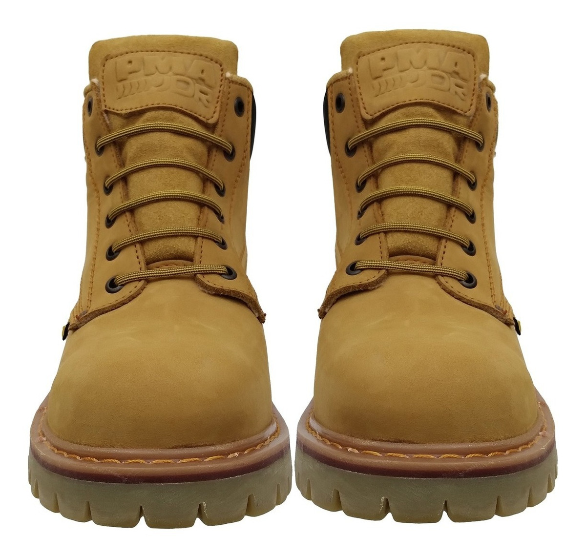 Bota De Trabajo Industrial Pma 136 Sin Casquillo Buck Miel.