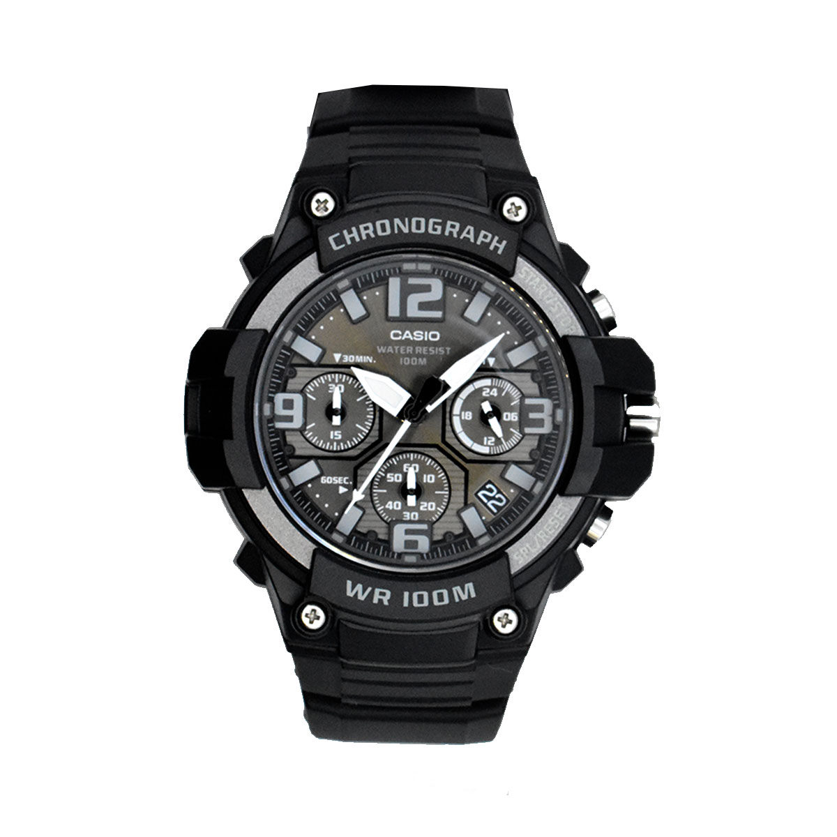 Reloj Casio Chronograph Resistente al agua MCW-100H-1A3VCF