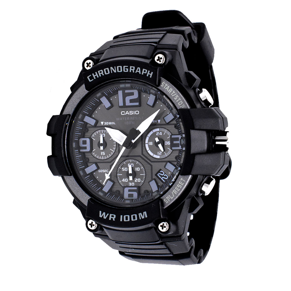 Reloj Casio Chronograph Resistente al agua MCW-100H-1A3VCF