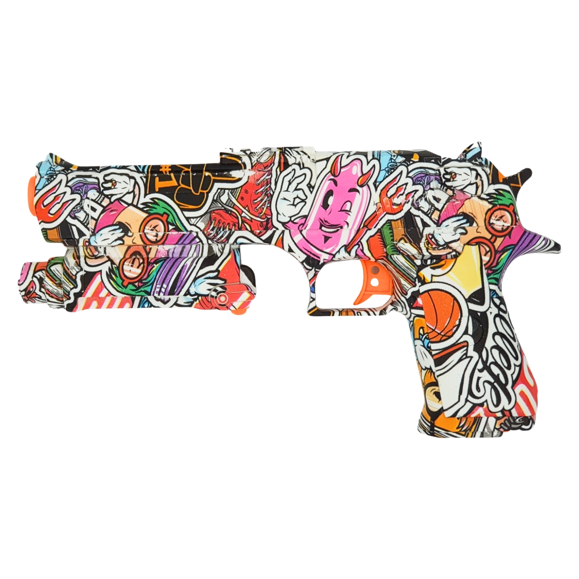 Pistola de Hidrogel con 5000 bolitas de gel con bateria,lentes - Rojo.