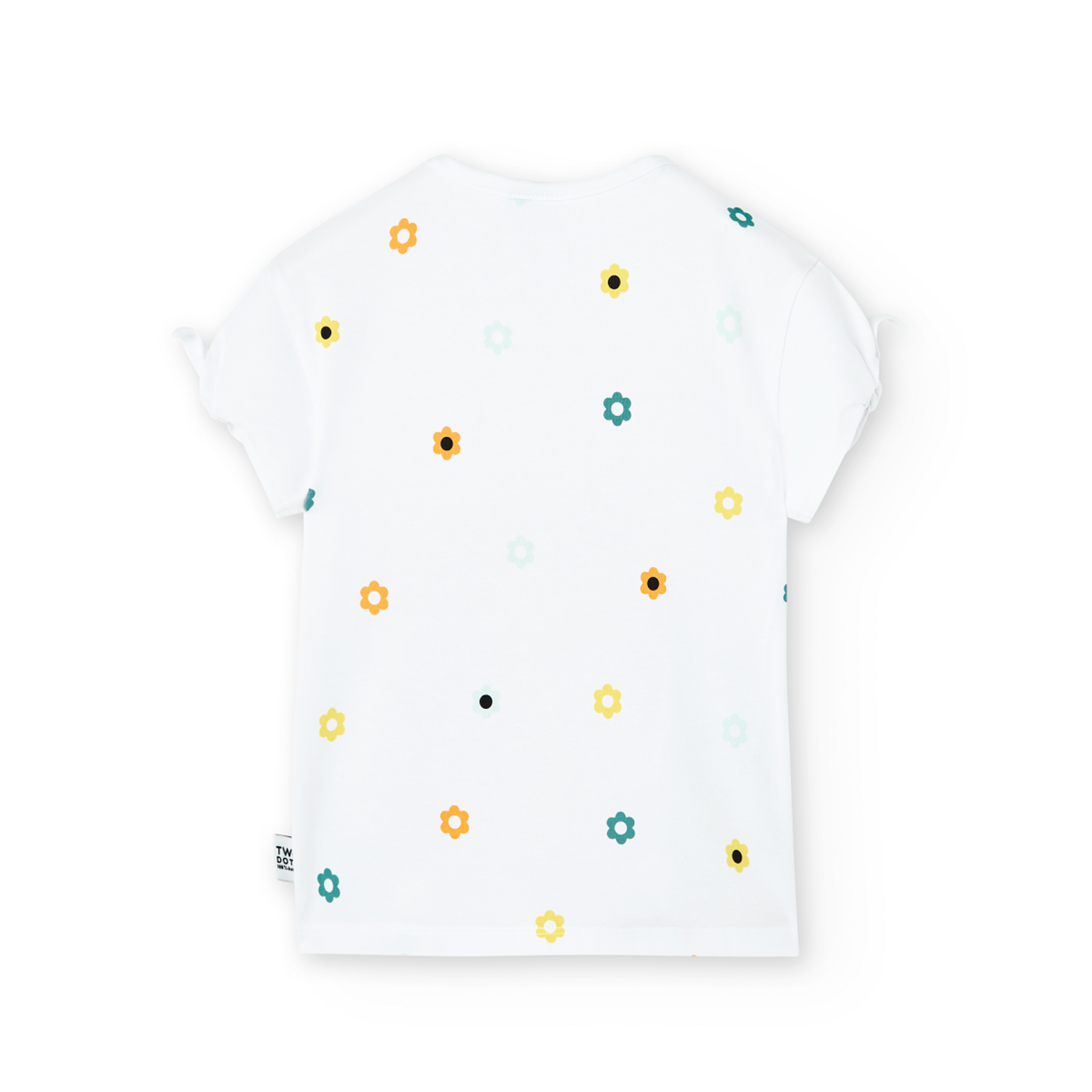 Playera Blanca Estampado Para Niña BOBOLI