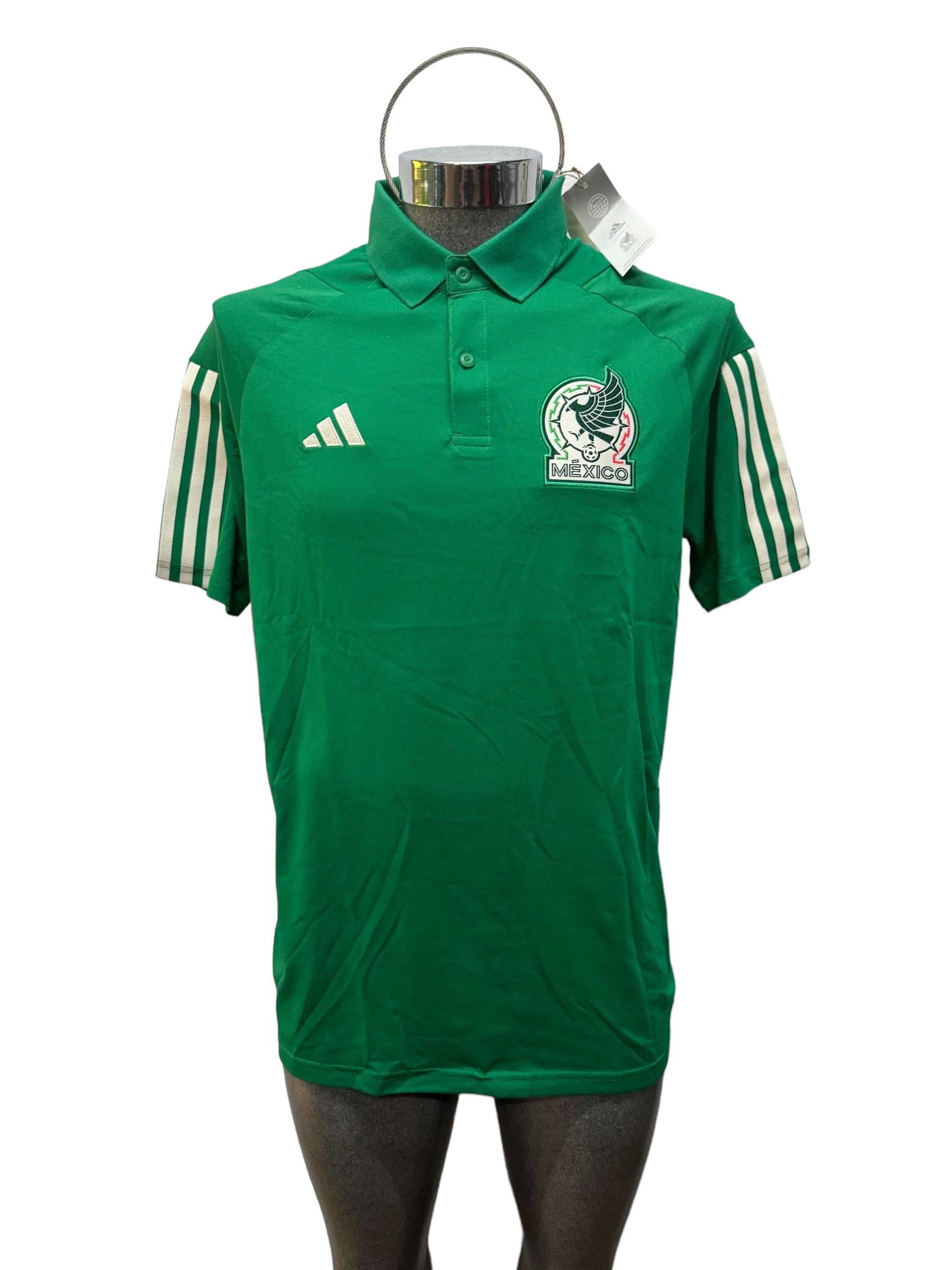 Playera Polo Adidas Seleccion Nacional De Mexico Mundial Qatar 2022 HF1385