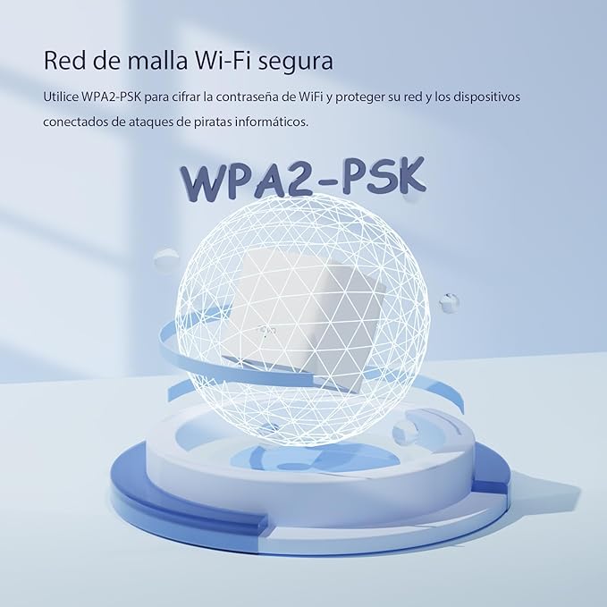 Tenda Nova WiFi Mesh System MW3 - Router WiFi de Malla para Todo el hogar AC1200, hasta 867 Mbps en 5 GHz, Cubre hasta 300 ㎡, Red de Malla de Doble Banda, Funciona con Alexa, 3-Pack