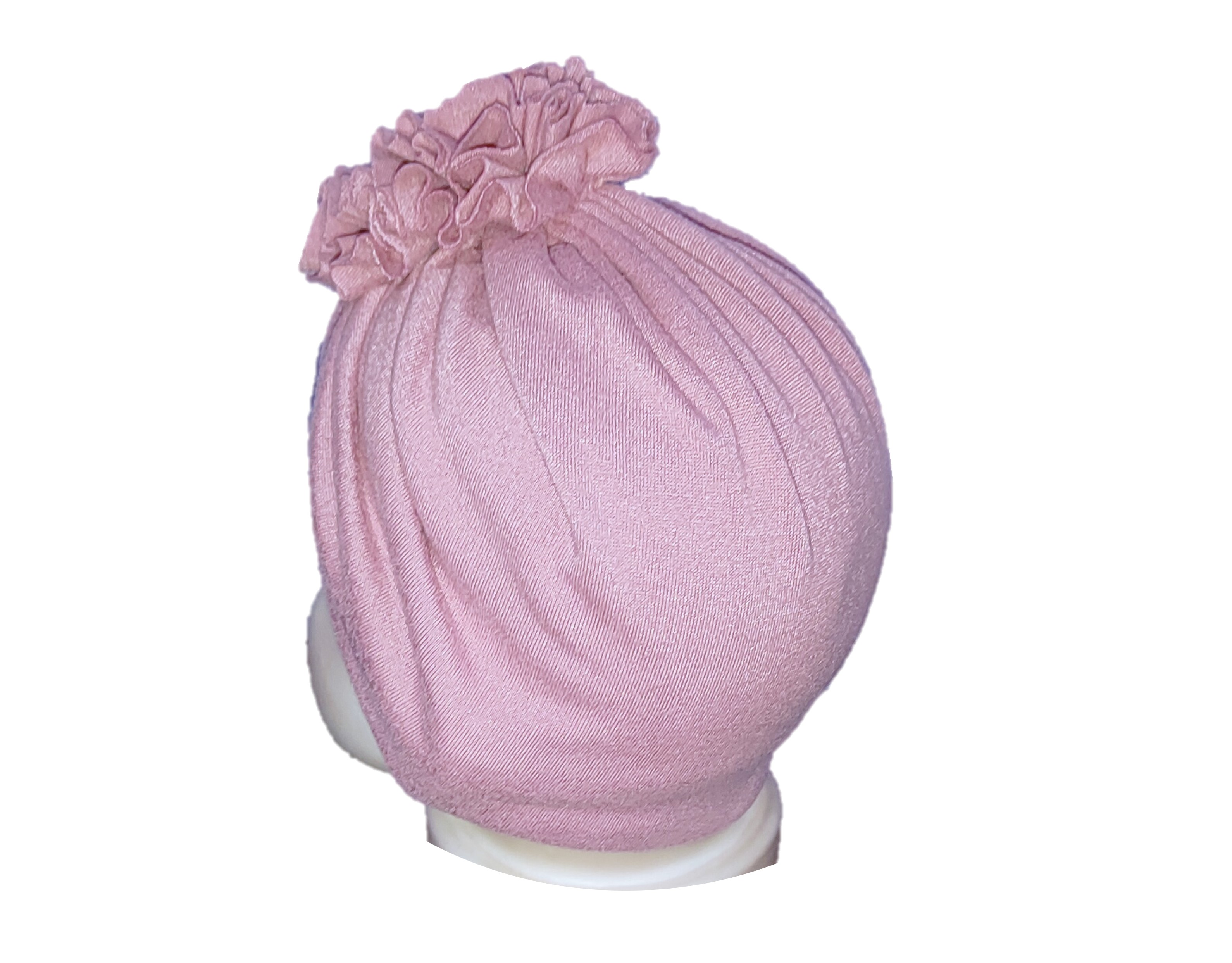 Dúo de Turbantes Gorritos TYAMIA para Bebé Niña: Adorables Accesorios para la Cabeza, Ideal para Bebés de 0 a 3 Meses.