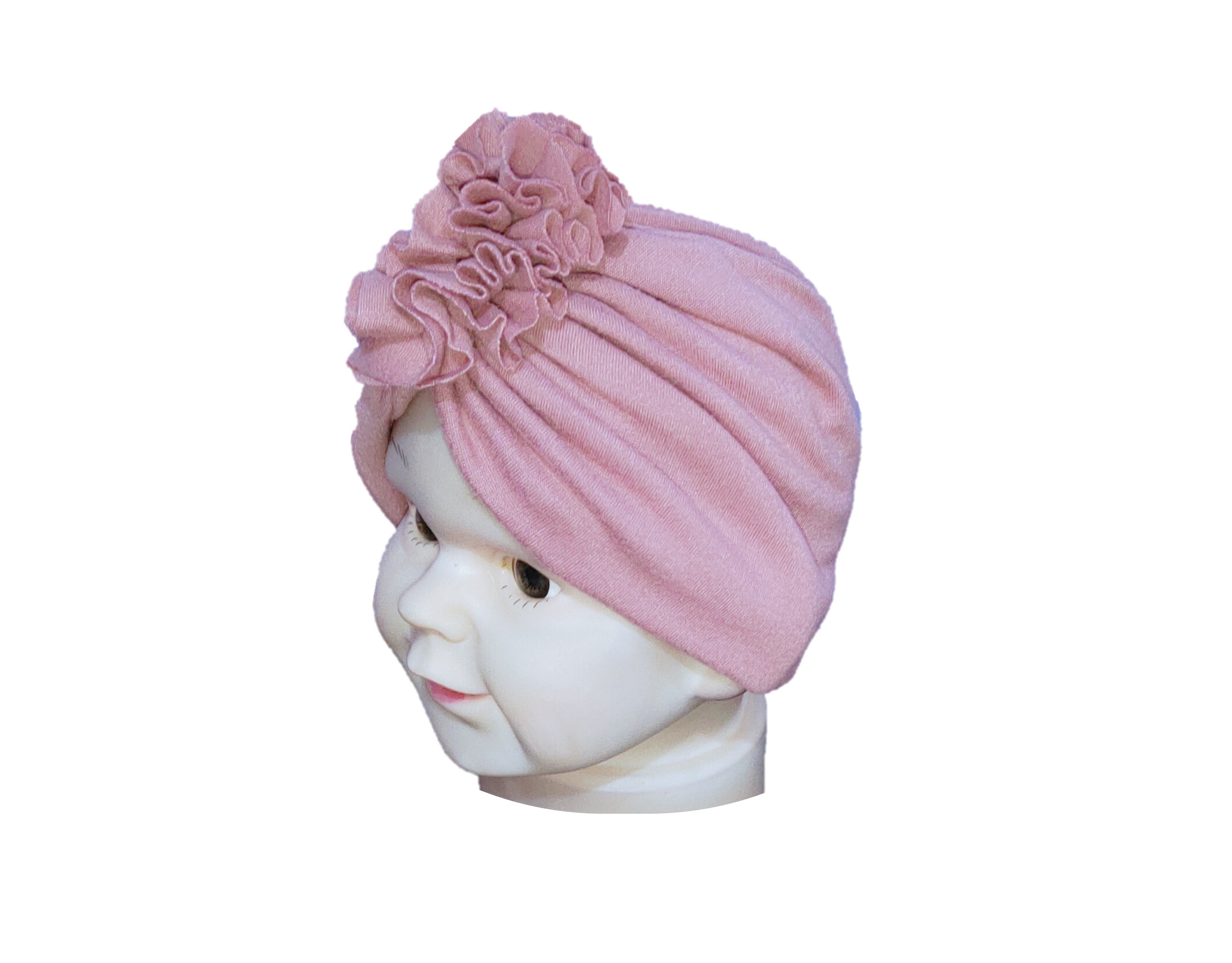 Dúo de Turbantes Gorritos TYAMIA para Bebé Niña: Adorables Accesorios para la Cabeza, Ideal para Bebés de 0 a 3 Meses.