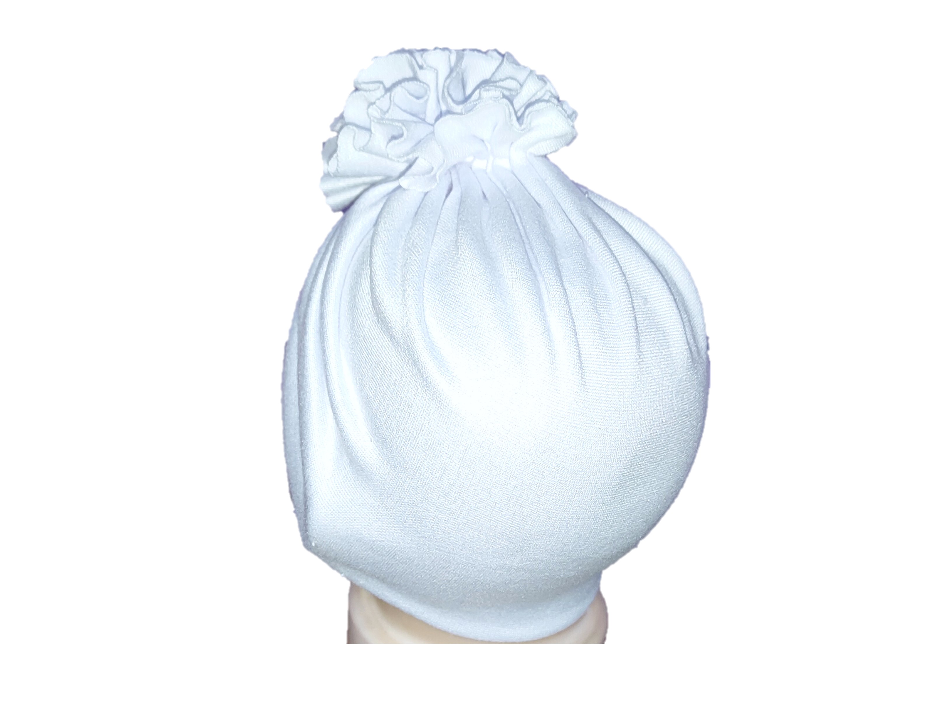 Dúo de Turbantes Gorritos TYAMIA para Bebé Niña: Adorables Accesorios para la Cabeza, Ideal para Bebés de 0 a 3 Meses.