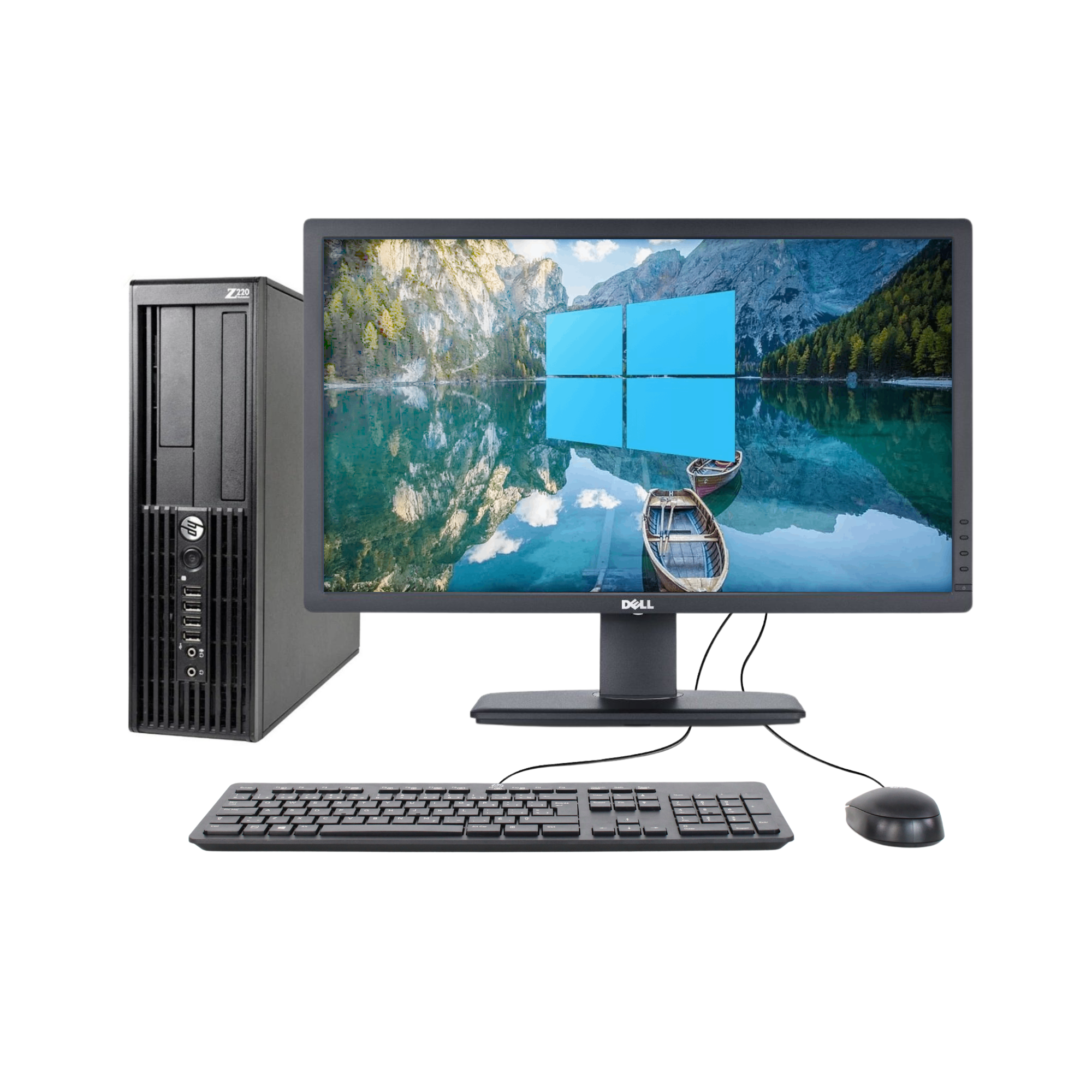 HP Z220 Workstation SFF | i7 3ra Gen. | 8 GB RAM | 240 GB SSD | MONITOR de 22"  (Reacondicionado grado A)