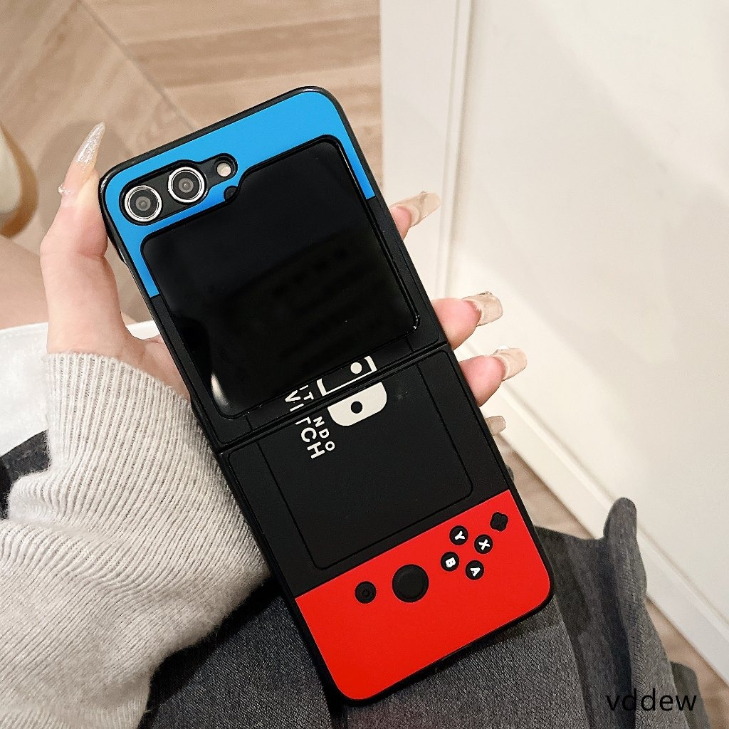 Funda Compatible Con Galaxy Z Flip 5 Diseño Consola De Juego.