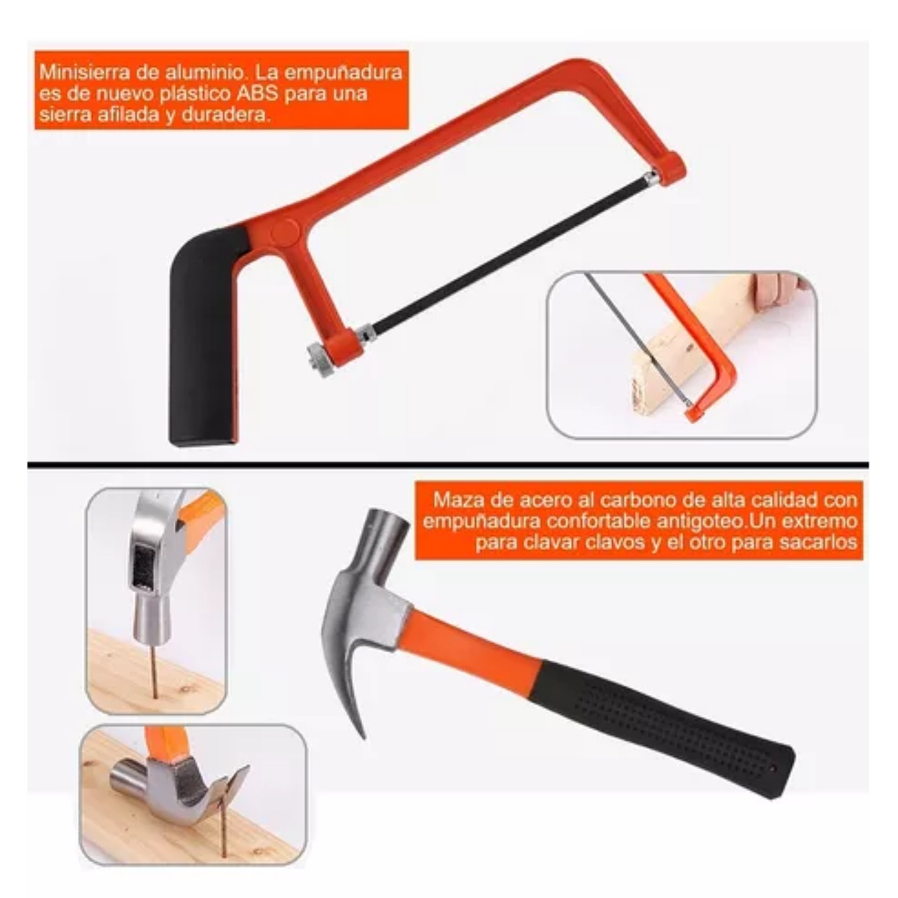 Juego De Herramientas Kits Combinadas Taladro Eléctrico