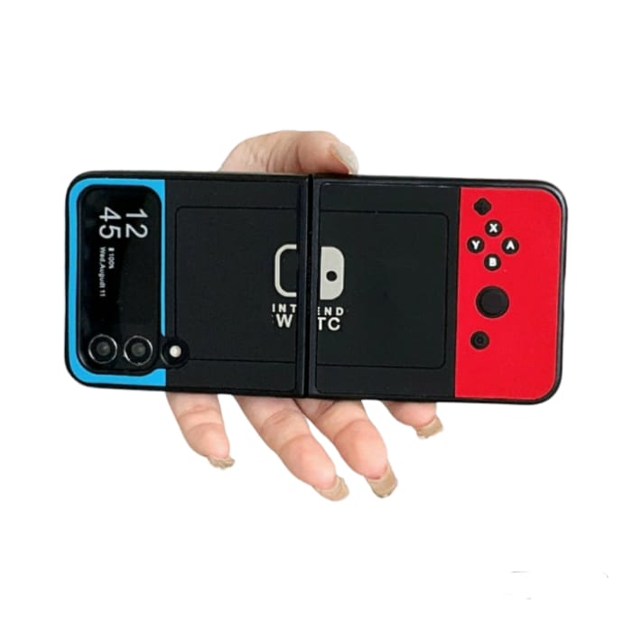 Funda Compatible Con Galaxy Z Flip 4 Diseño Consola De Juego.