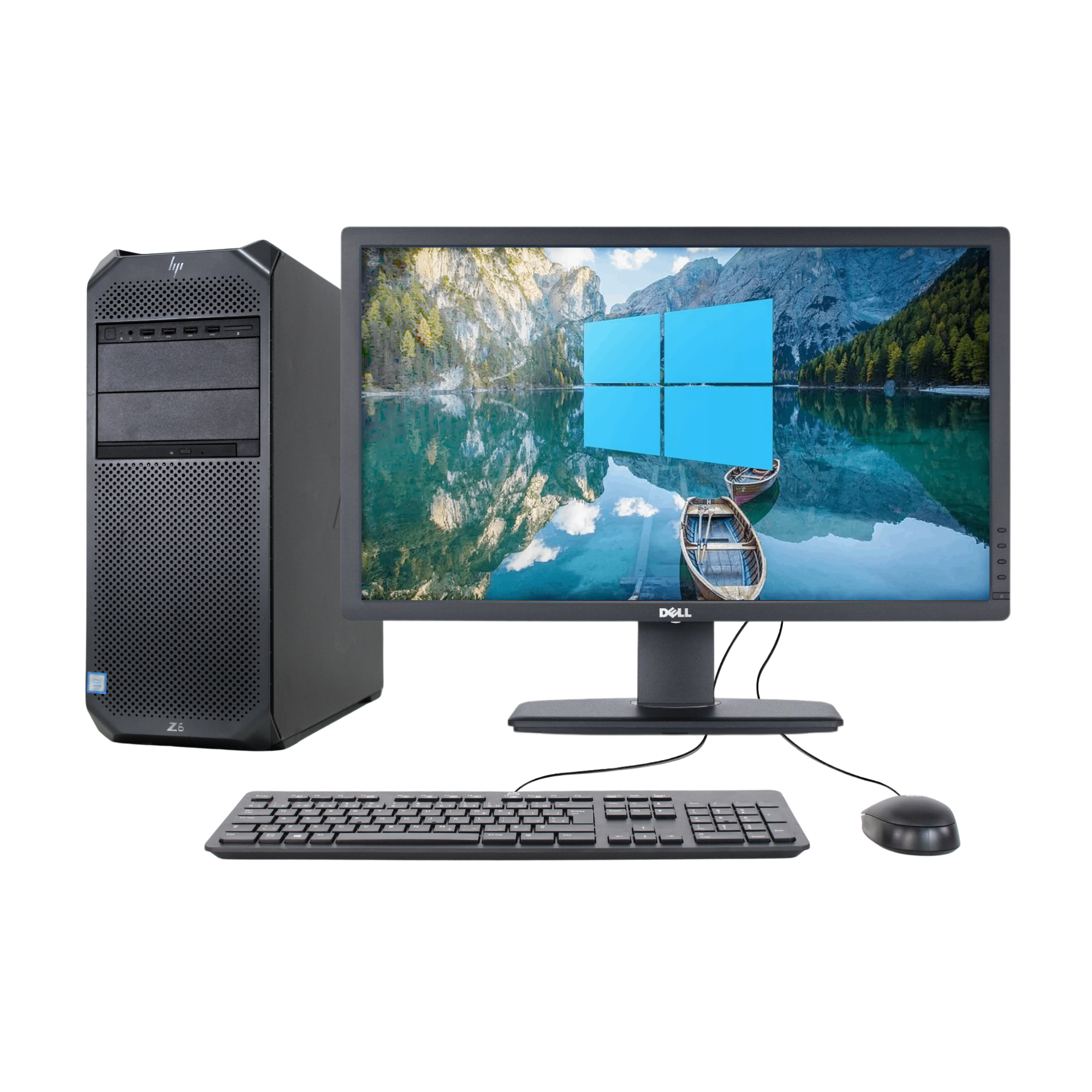 HP WorkStation Z6 G4 Torre | 6ta Gen. | Intel Xeon Bronze | 64 GB RAM | 516 GB SSD + 1 TB HDD | 8 GB Video | Monitor 22" (Reacondicionado grado A)