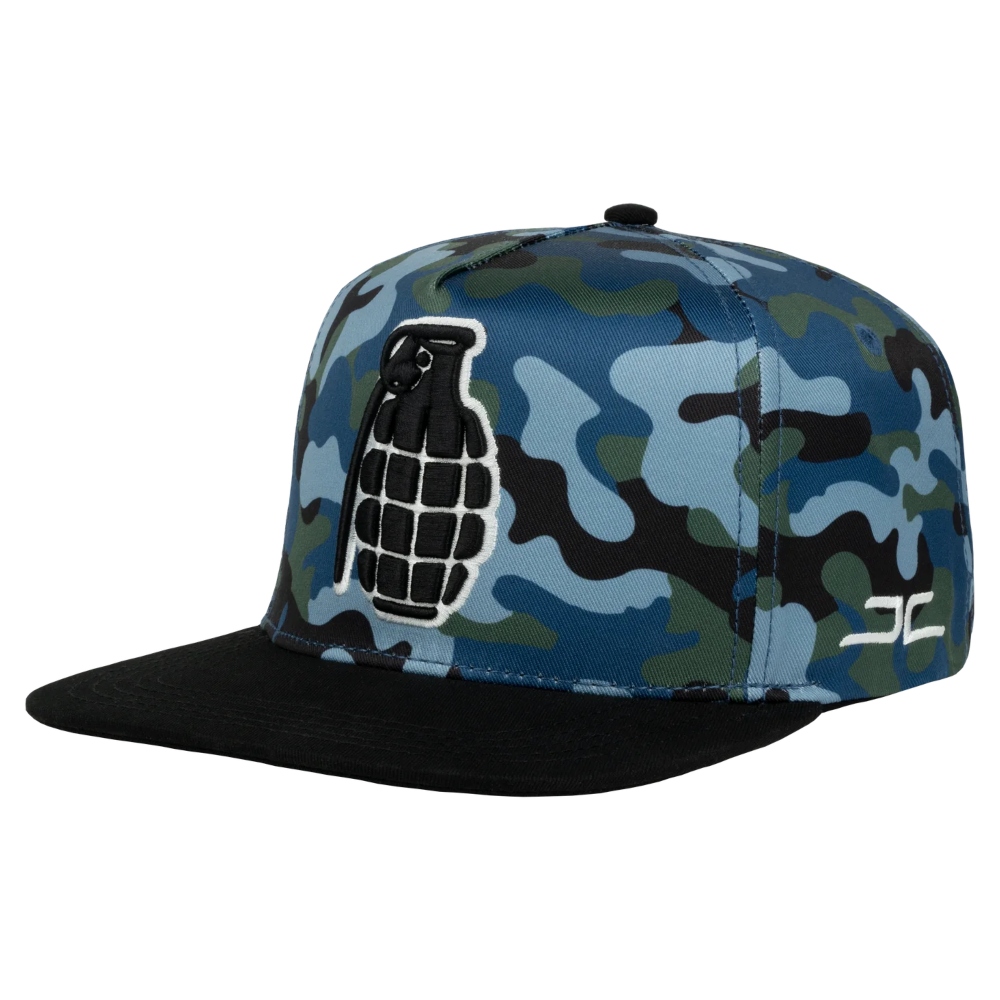 Gorra JC Hats Granada Camuflaje Azul Ajustable 001790 De Hombre.