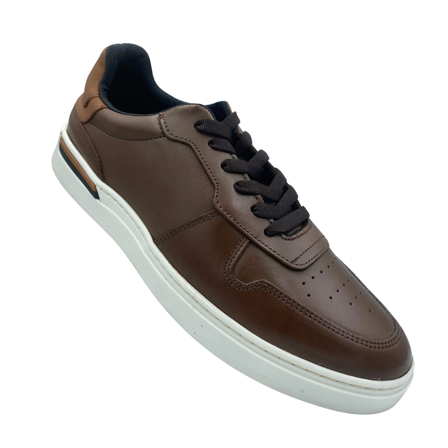 Tenis Casual De Piel Para Hombre.