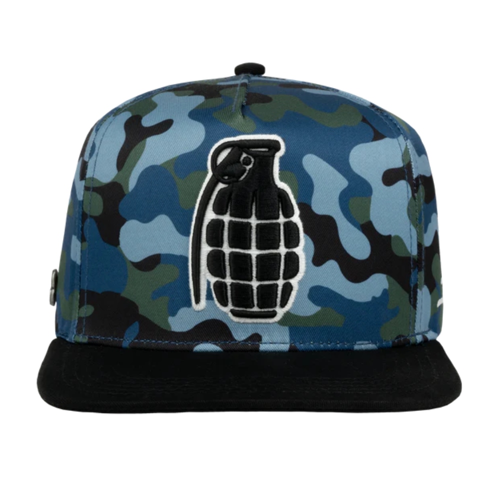 Gorra JC Hats Granada Camuflaje Azul Ajustable 001790 De Hombre.