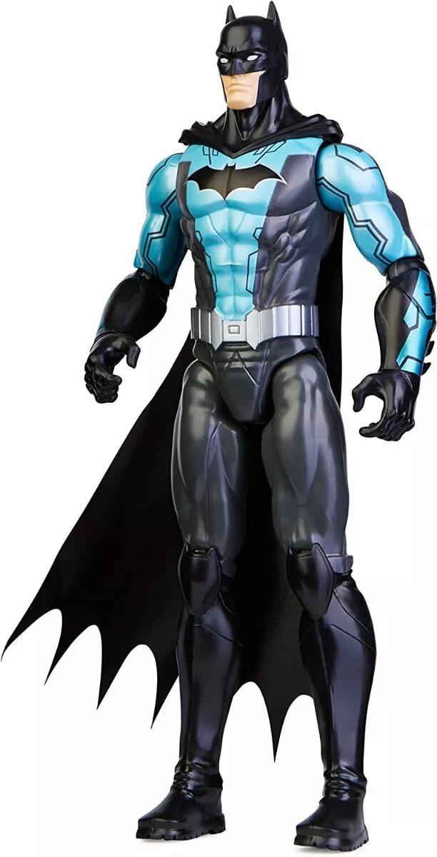 Figura Bat-tech Batman Traje Azul con Negro 30 Cm 