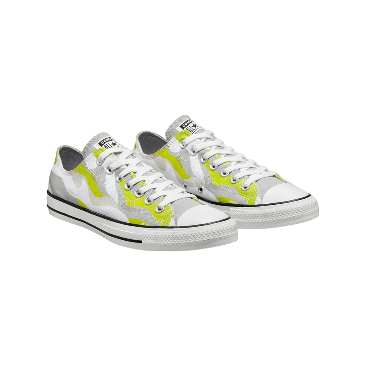 Tenis Converse Ctas Ox Gris/Verde - 100% Original 
