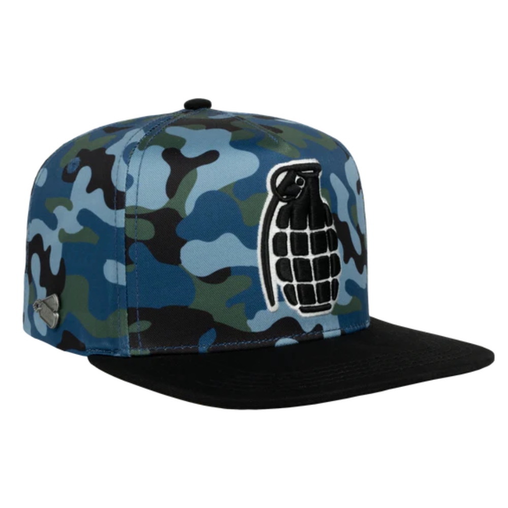 Gorra JC Hats Granada Camuflaje Azul Ajustable 001790 De Hombre.