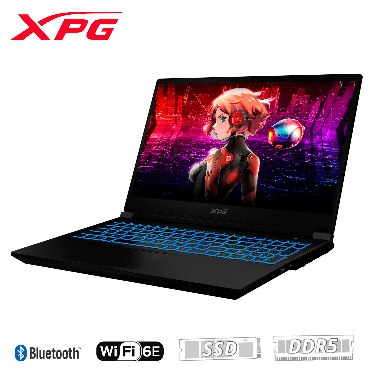 Laptop Gamer XPG Xenia 15G 15.6" Full HD Intel Core i7-14700HX 2.10GHz 16GB 1TB SSD NVIDIA GeForce RTX 4060 Windows 11 Home 64-bit Español Negro.