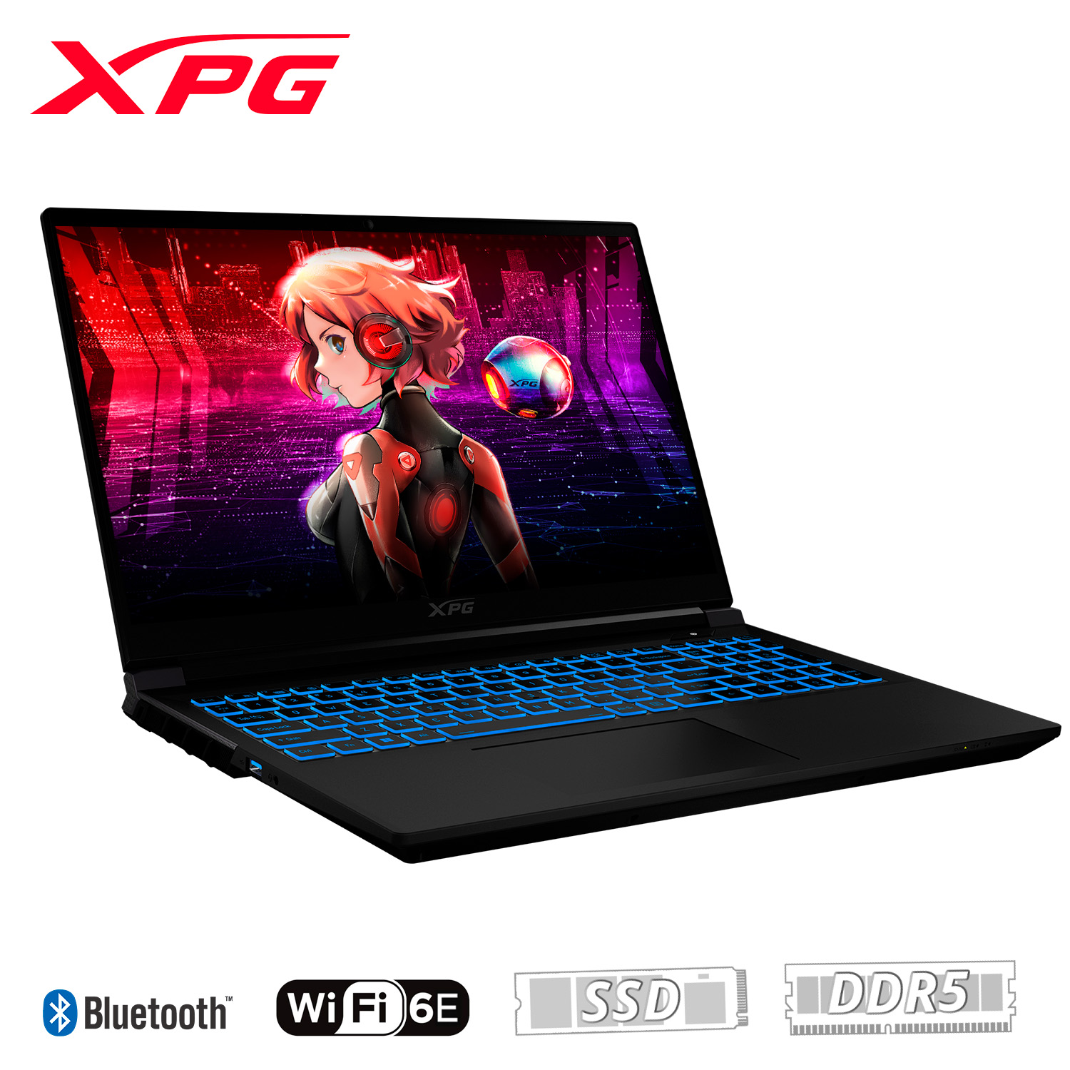 Laptop Gamer XPG Xenia 15G 15.6" Full HD Intel Core i7-14700HX 2.10GHz 16GB 1TB SSD NVIDIA GeForce RTX 4060 Windows 11 Home 64-bit Español Negro.