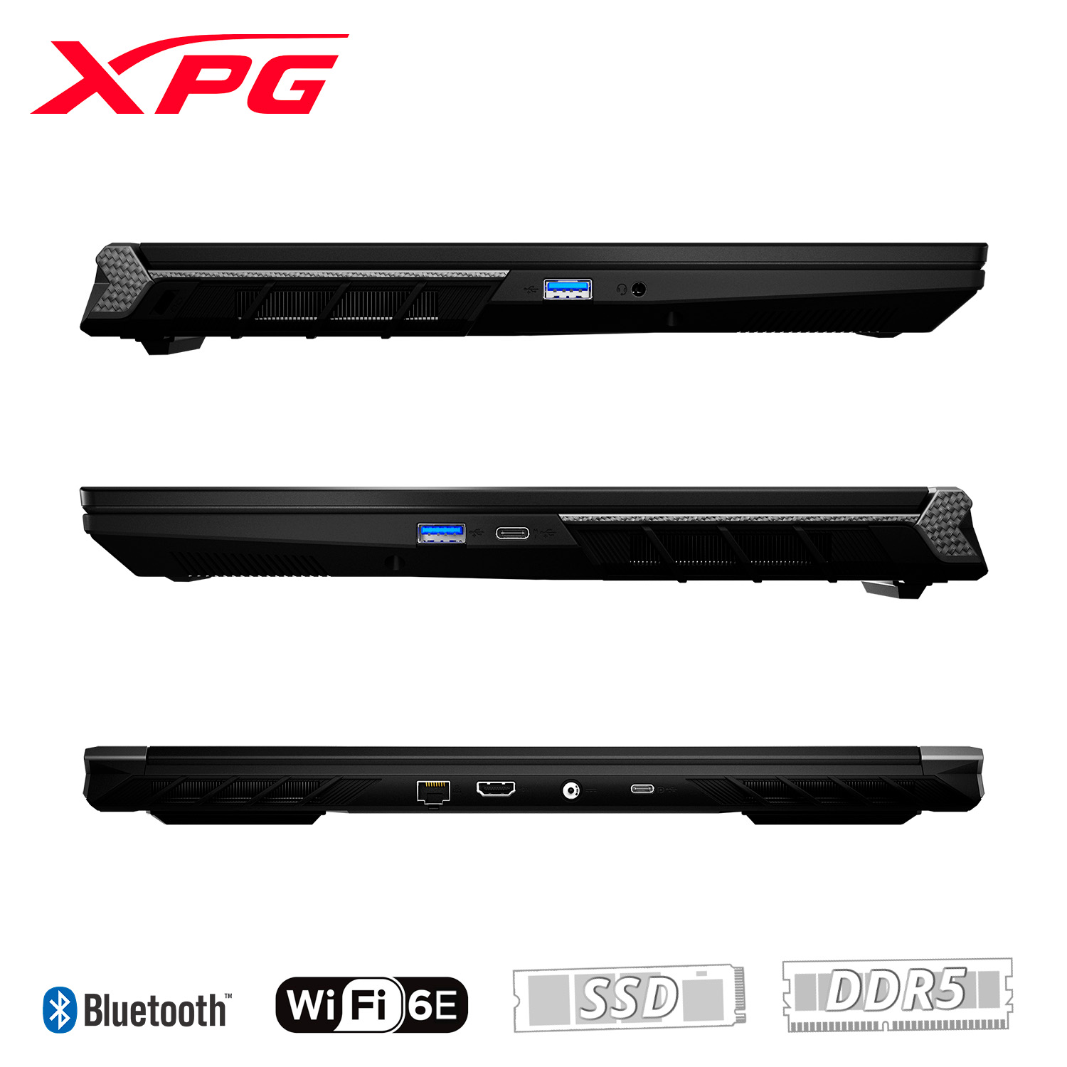 Laptop Gamer XPG Xenia 15G 15.6" Full HD Intel Core i7-14700HX 2.10GHz 16GB 1TB SSD NVIDIA GeForce RTX 4060 Windows 11 Home 64-bit Español Negro.