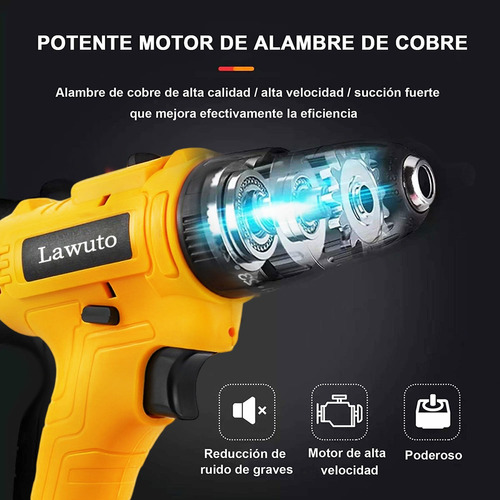 Taladro Electrico Atornillador Inalámbrico Impacto Kit 48v Color Amarillo