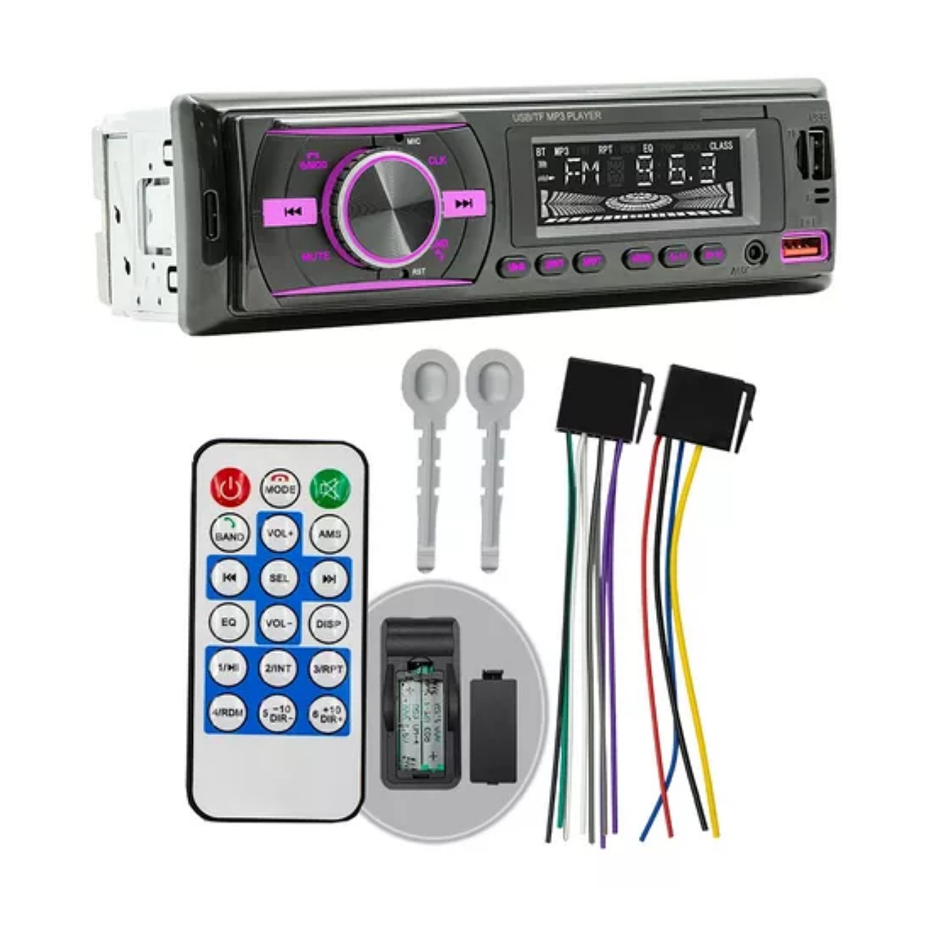 Reproductor Mp3 Para Carro Bluetooth Radio Para Carro Usb