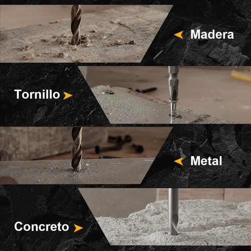 Taladro Atornillador Inalámbrico Nanwei 2batería D Litio 21v Color Gris