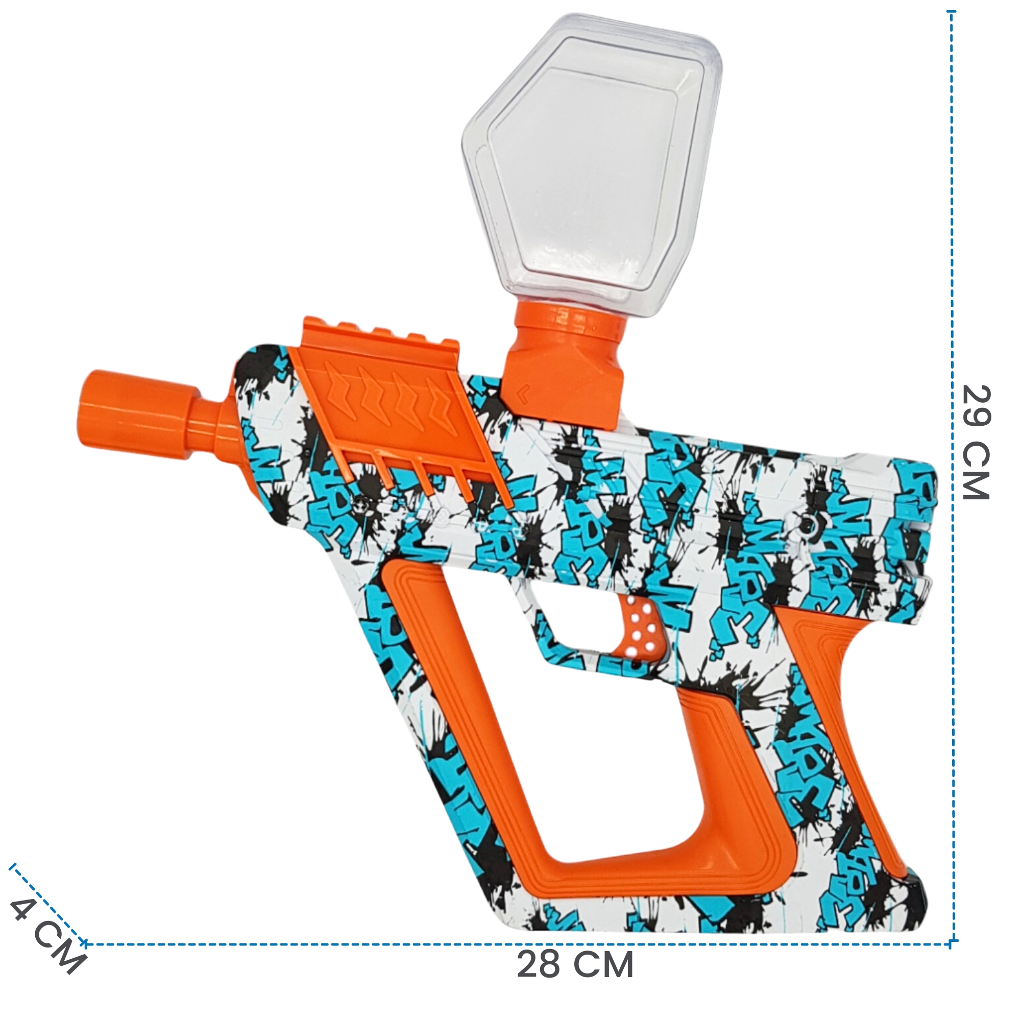 Pistola de Gel para Niños Juguete Bolas Hidrogel Lanzador Batería - Verde.