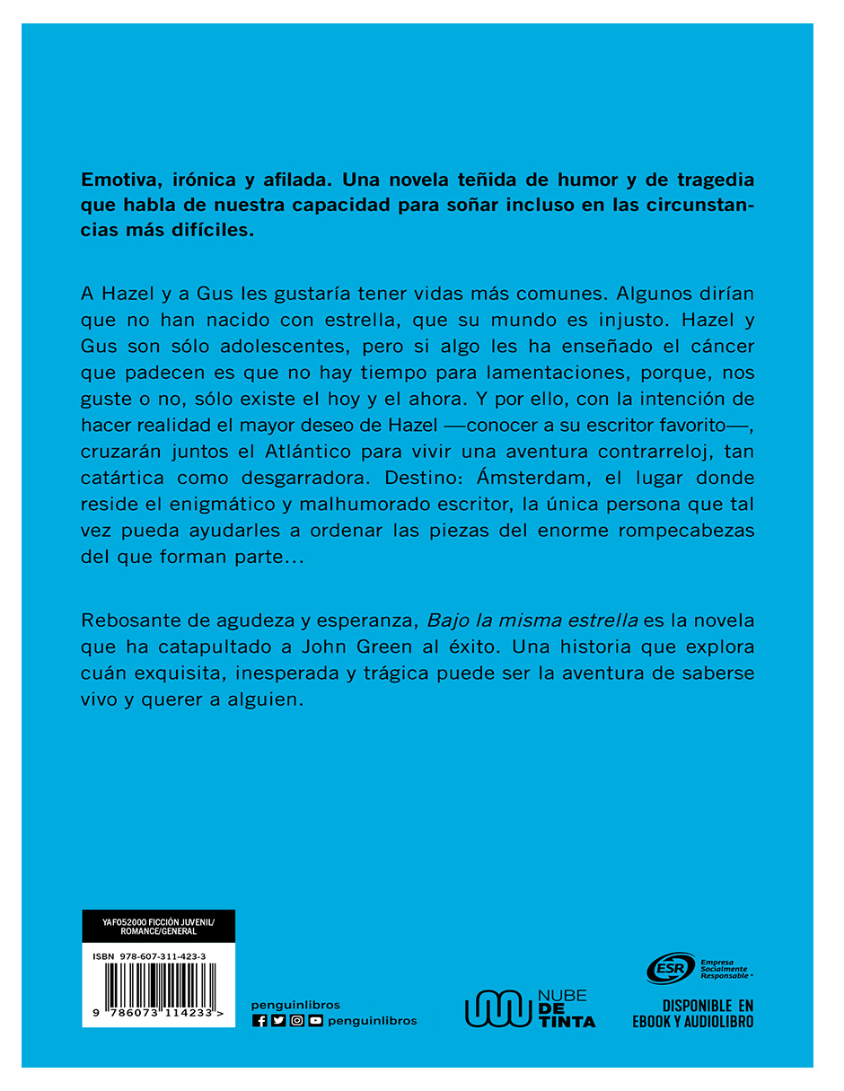 Bajo la misma estrella Autor John Green