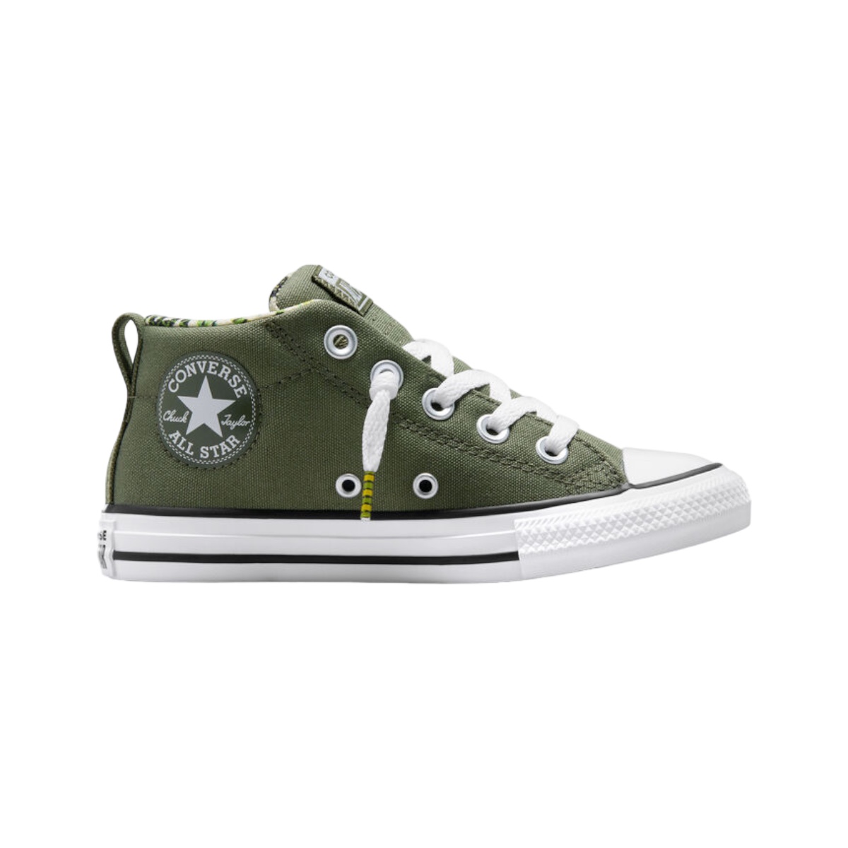 Tenis Converse Ctas Street Verde De Bota 100 Original