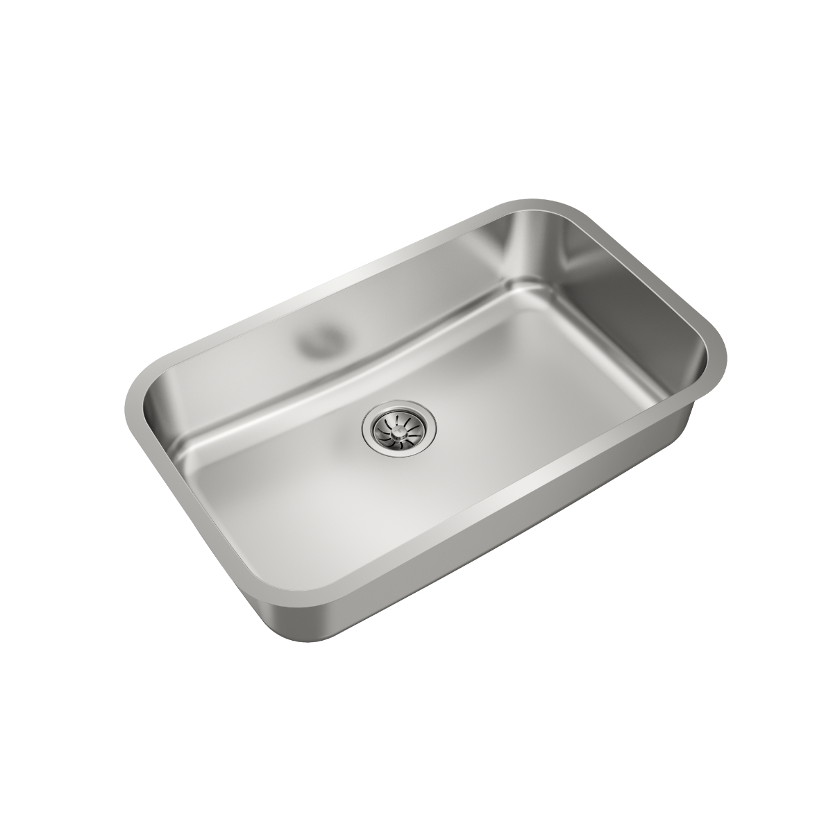 TARJA / FREGADERO TEKA BE 79.43 (TU 31.19) PARA SUBMONTAR DE 83 CM (32 PULGADAS) CON UNA TINA EN ACERO INOXIDABLE.