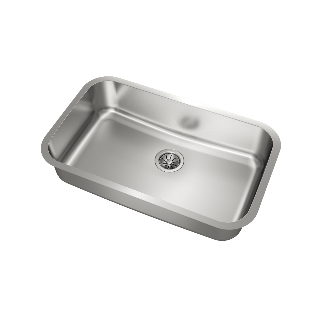 TARJA / FREGADERO TEKA BE 79.43 (TU 31.19) PARA SUBMONTAR DE 83 CM (32 PULGADAS) CON UNA TINA EN ACERO INOXIDABLE.