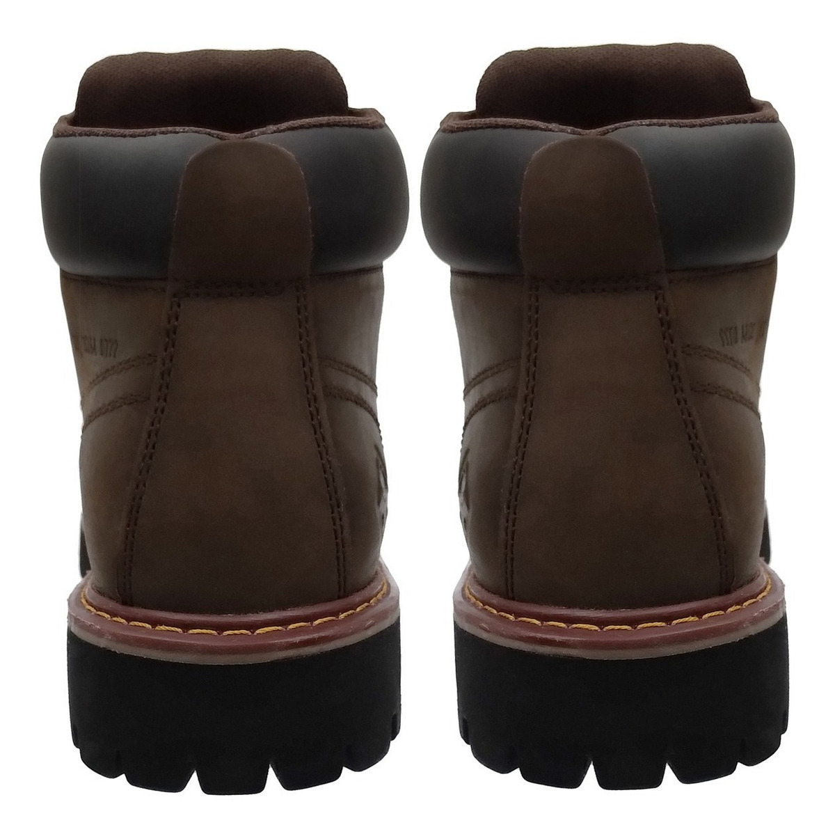 Bota De Trabajo Industrial Pma 136 Sin Casquillo Cafe Crazy.